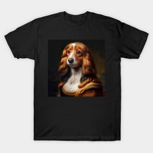 Unreal Mona Lisa Dog Portrait T-Shirt